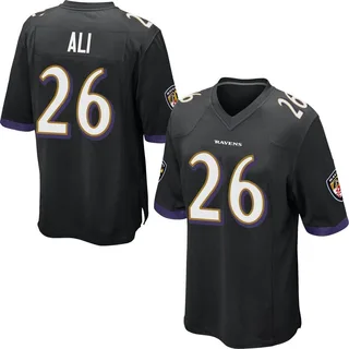 Rasheen Ali Baltimore Ravens Youth Game Nike Jersey - Black