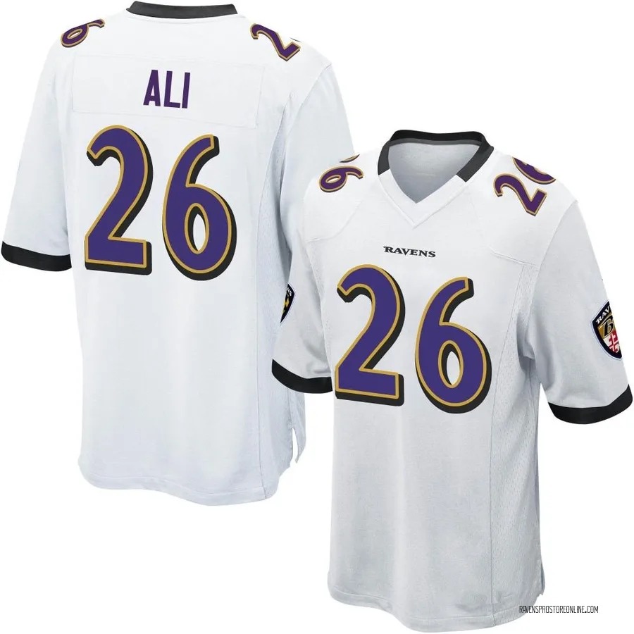 Rasheen Ali Baltimore Ravens Youth Game Nike Jersey - White