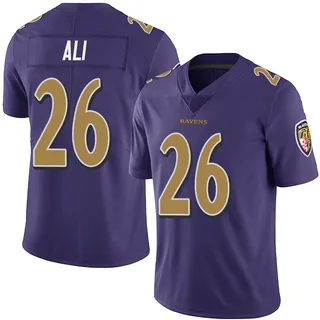 Rasheen Ali Baltimore Ravens Youth Limited Team Color Vapor Untouchable Nike Jersey - Purple