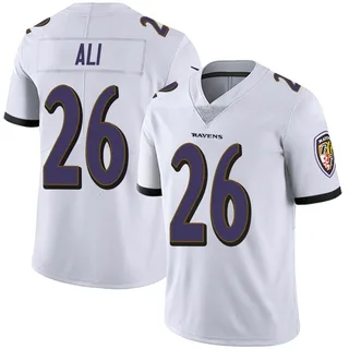 Rasheen Ali Baltimore Ravens Youth Limited Vapor Untouchable Nike Jersey - White