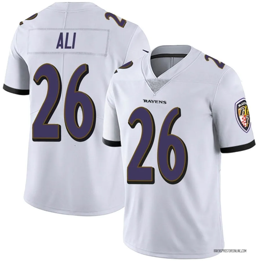 Rasheen Ali Baltimore Ravens Youth Limited Vapor Untouchable Nike Jersey - White