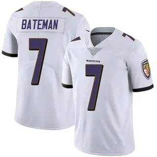 Rashod Bateman Baltimore Ravens Men's Limited Vapor Untouchable Nike Jersey - White