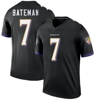 Rashod Bateman Baltimore Ravens Youth Legend Nike Jersey - Black
