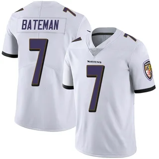 Rashod Bateman Baltimore Ravens Youth Limited Vapor Untouchable Nike Jersey - White
