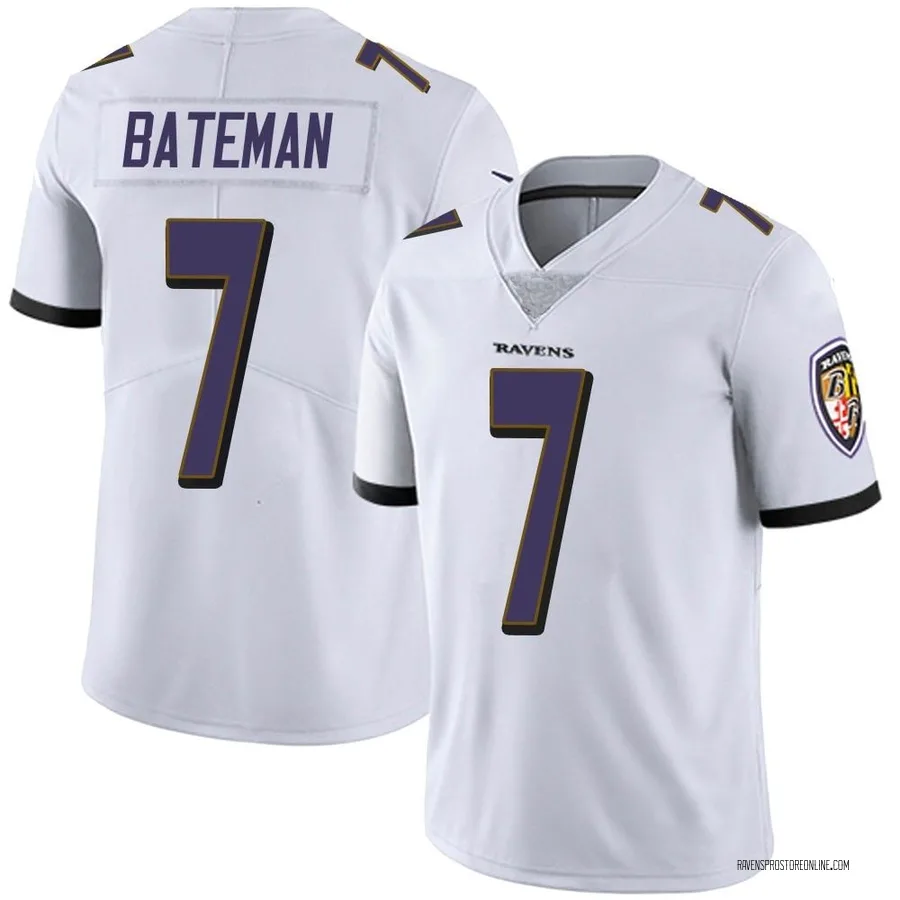 Rashod Bateman Baltimore Ravens Youth Limited Vapor Untouchable Nike Jersey - White
