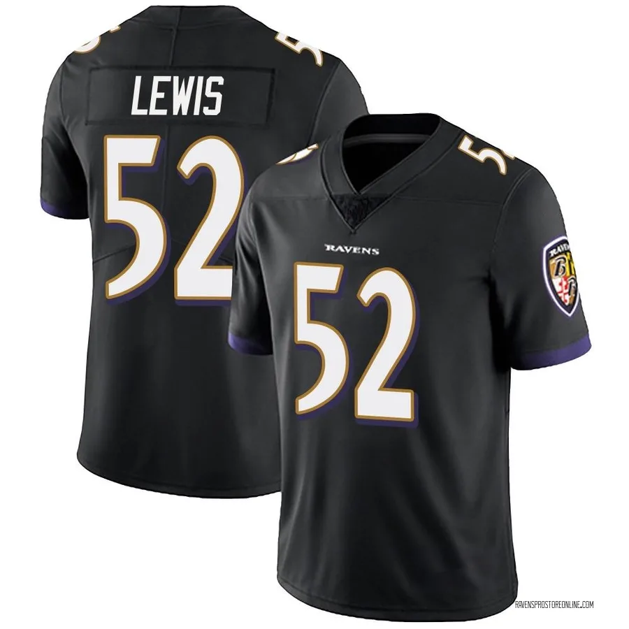 Ray Lewis Baltimore Ravens Men's Limited Alternate Vapor Untouchable Nike Jersey - Black