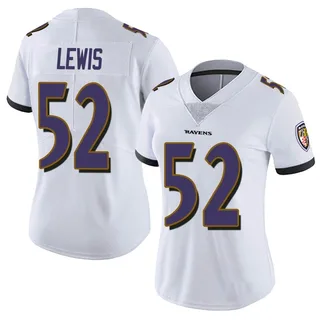 Ray Lewis Baltimore Ravens Women's Limited Vapor Untouchable Nike Jersey - White