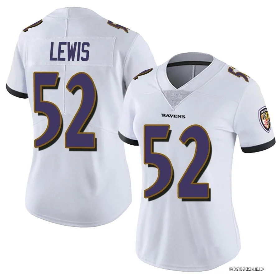 Ray Lewis Baltimore Ravens Women's Limited Vapor Untouchable Nike Jersey - White