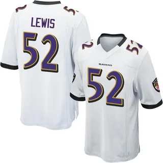 Ray Lewis Baltimore Ravens Youth Game Nike Jersey - White