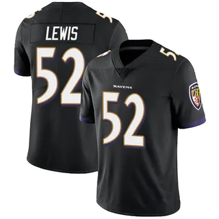 Ray Lewis Baltimore Ravens Youth Limited Alternate Vapor Untouchable Nike Jersey - Black