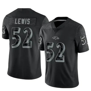 Ray Lewis Baltimore Ravens Youth Limited Reflective Nike Jersey - Black