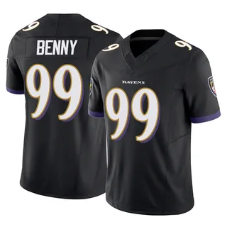 Rayshaun Benny Baltimore Ravens Men's Limited Vapor F.U.S.E. Nike Jersey - Black