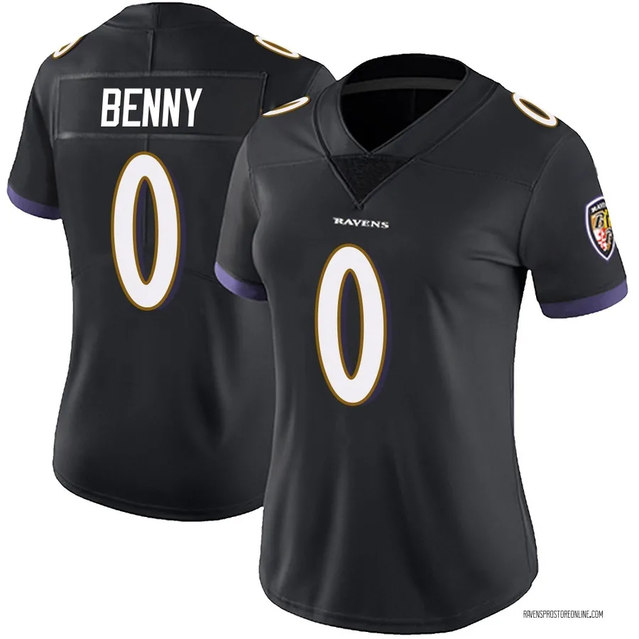 Rayshaun Benny Baltimore Ravens Women's Limited Alternate Vapor Untouchable Nike Jersey - Black