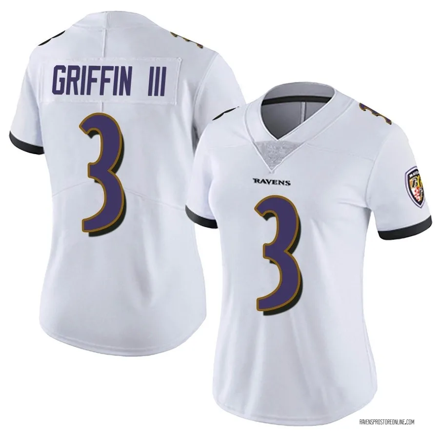 Robert Griffin III Baltimore Ravens Women's Limited Vapor Untouchable Nike Jersey - White