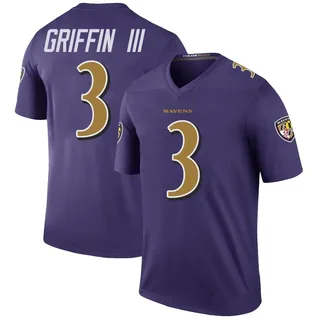 Robert Griffin III Baltimore Ravens Youth Color Rush Legend Jersey - Purple