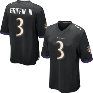 Robert Griffin III Baltimore Ravens Youth Game Nike Jersey - Black