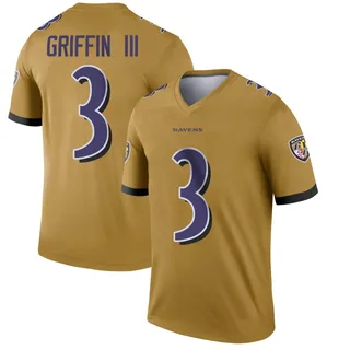 Robert Griffin III Baltimore Ravens Youth Legend Inverted Nike Jersey - Gold
