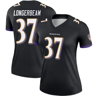 Robert Longerbeam Baltimore Ravens Women's Legend Nike Jersey - Black