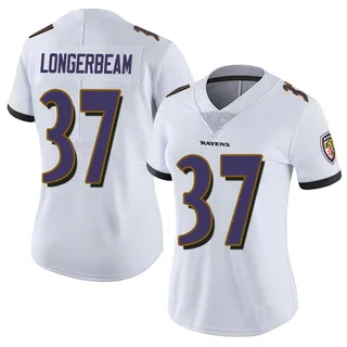 Robert Longerbeam Baltimore Ravens Women's Limited Vapor Untouchable Nike Jersey - White