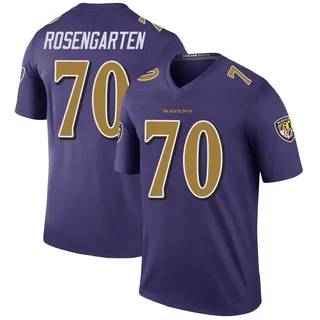 Roger Rosengarten Baltimore Ravens Men's Color Rush Legend Nike Jersey - Purple