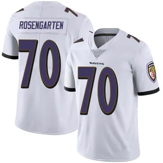 Roger Rosengarten Baltimore Ravens Men's Limited Vapor Untouchable Nike Jersey - White