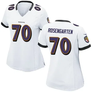 Roger Rosengarten Baltimore Ravens Women's Game Nike Jersey - White