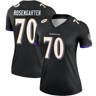 Roger Rosengarten Baltimore Ravens Women's Legend Nike Jersey - Black