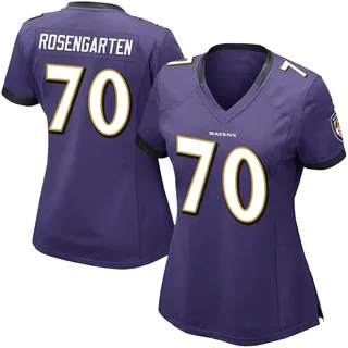 Roger Rosengarten Baltimore Ravens Women's Limited Team Color Vapor Untouchable Nike Jersey - Purple