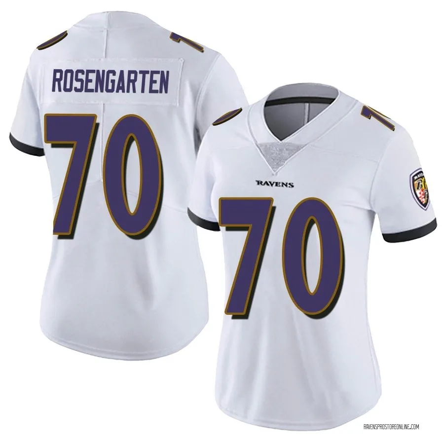 Roger Rosengarten Baltimore Ravens Women's Limited Vapor Untouchable Nike Jersey - White
