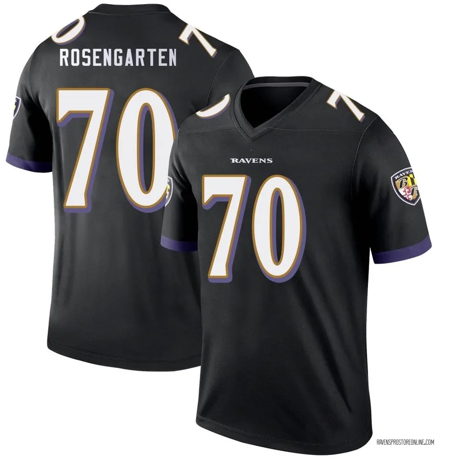 Roger Rosengarten Baltimore Ravens Youth Legend Nike Jersey - Black