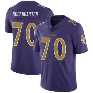 Roger Rosengarten Baltimore Ravens Youth Limited Color Rush Vapor Untouchable Nike Jersey - Purple