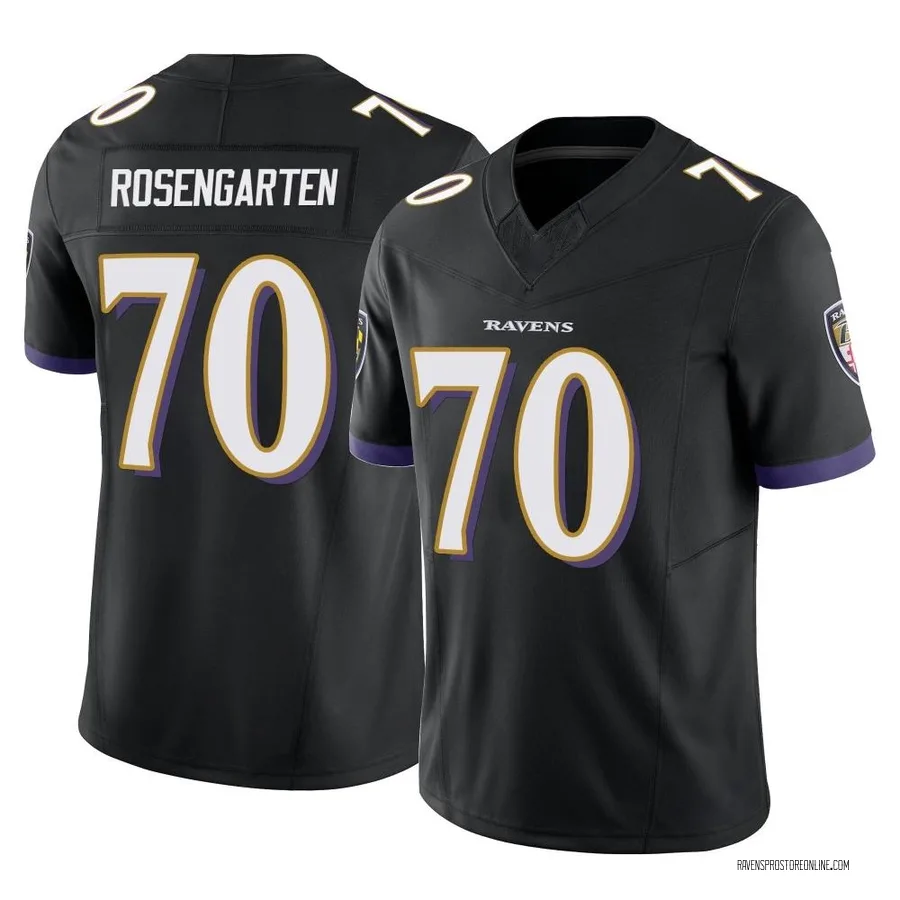 Roger Rosengarten Baltimore Ravens Youth Limited Vapor F.U.S.E. Nike Jersey - Black