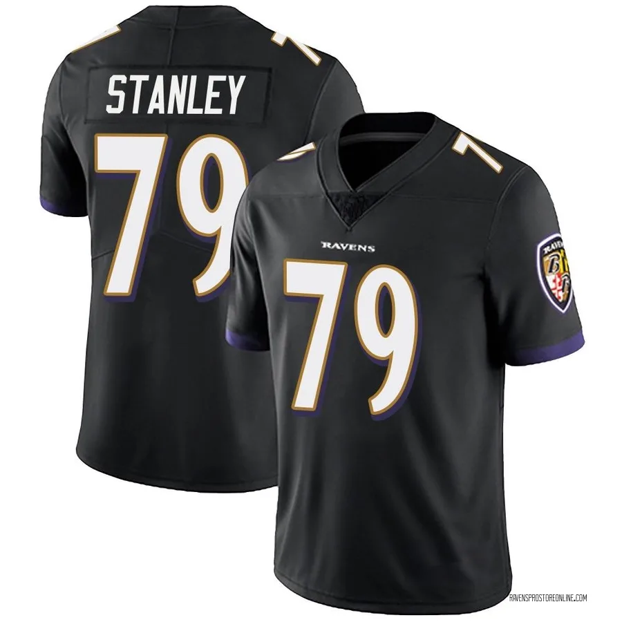 Ronnie Stanley Baltimore Ravens Men's Limited Alternate Vapor Untouchable Nike Jersey - Black
