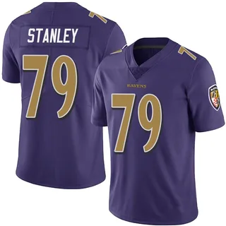 Ronnie Stanley Baltimore Ravens Men's Limited Team Color Vapor Untouchable Nike Jersey - Purple