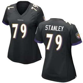 Ronnie Stanley Baltimore Ravens Women's Game Nike Jersey - Black