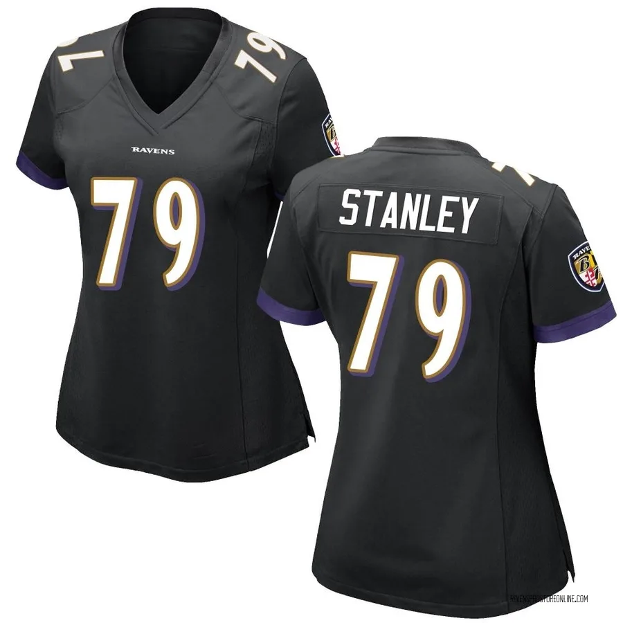 Ronnie Stanley Baltimore Ravens Women's Game Nike Jersey - Black