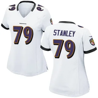 Ronnie Stanley Baltimore Ravens Women's Game Nike Jersey - White