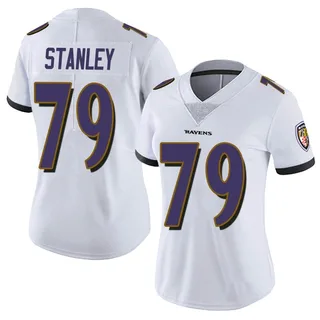 Ronnie Stanley Baltimore Ravens Women's Limited Vapor Untouchable Nike Jersey - White
