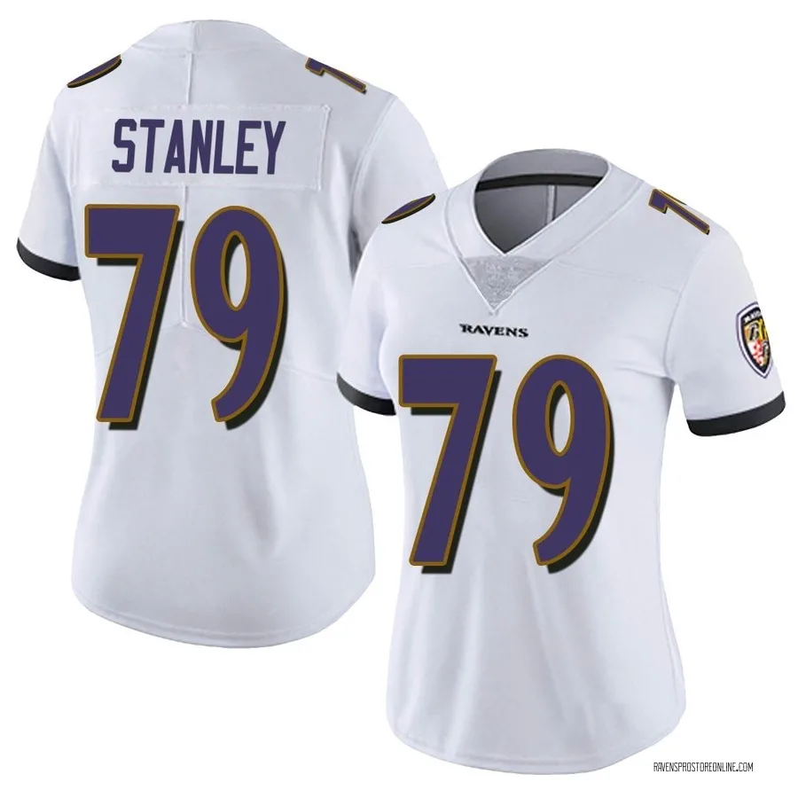 Ronnie Stanley Baltimore Ravens Women's Limited Vapor Untouchable Nike Jersey - White