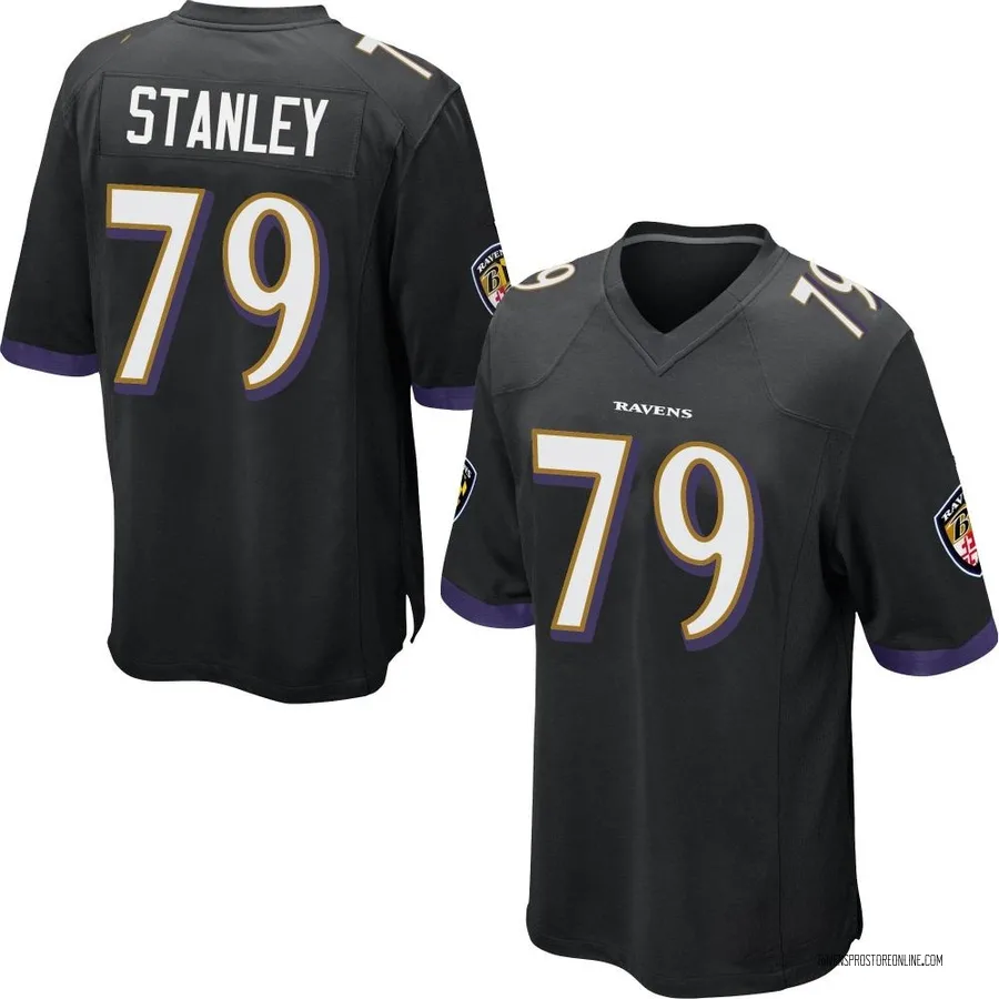 Ronnie Stanley Baltimore Ravens Youth Game Nike Jersey - Black