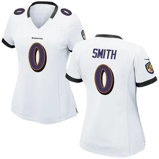 Roquan Smith Baltimore Ravens Women's Game Nike Jersey - White
