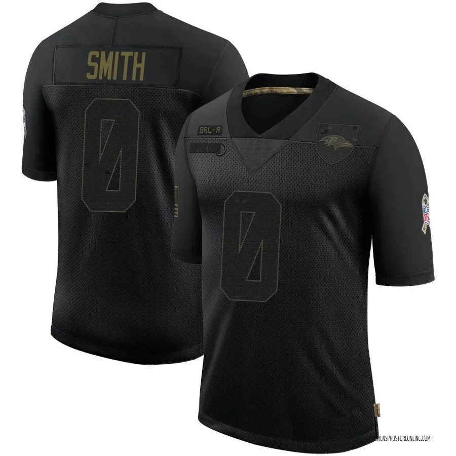 Roquan Smith Baltimore Ravens Youth Limited 2020 Salute To Service Nike Jersey - Black