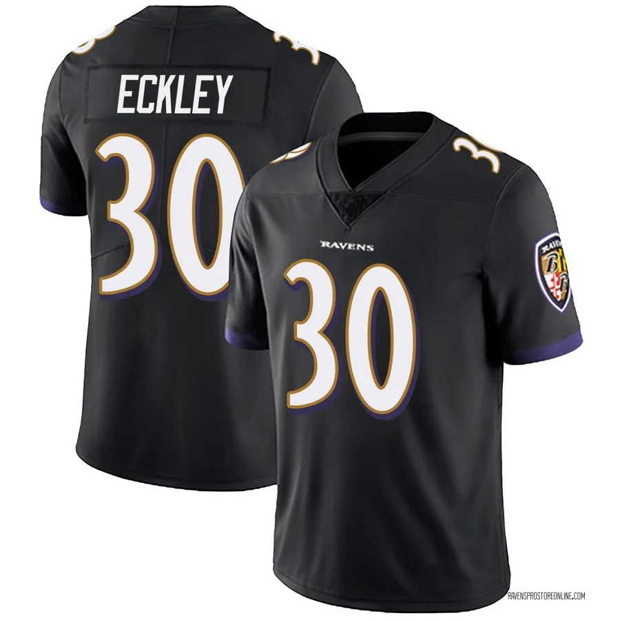 Ryan Eckley Baltimore Ravens Men's Limited Alternate Vapor Untouchable Nike Jersey - Black