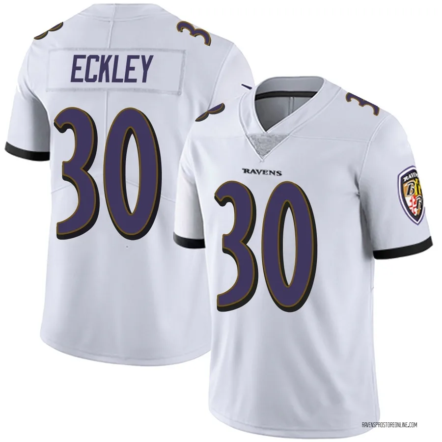Ryan Eckley Baltimore Ravens Men's Limited Vapor Untouchable Nike Jersey - White