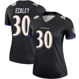 Ryan Eckley Baltimore Ravens Women's Legend Nike Jersey - Black