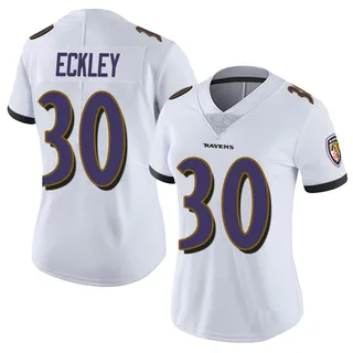 Ryan Eckley Baltimore Ravens Women's Limited Vapor Untouchable Nike Jersey - White