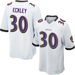 Ryan Eckley Baltimore Ravens Youth Game Nike Jersey - White