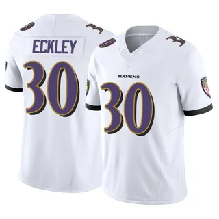 Ryan Eckley Baltimore Ravens Youth Limited Vapor F.U.S.E. Nike Jersey - White