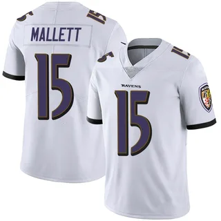 Ryan Mallett Baltimore Ravens Men's Limited Vapor Untouchable Nike Jersey - White