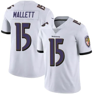 Ryan Mallett Baltimore Ravens Youth Limited Vapor Untouchable Nike Jersey - White